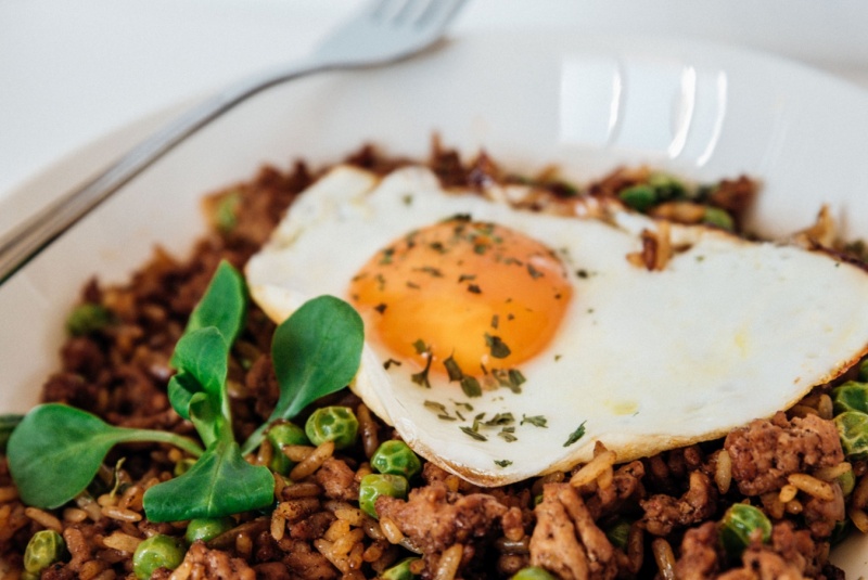 Recept / Líný hamburger s rýží - foto