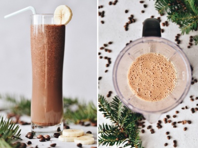 Ranní budíček s kávovo banánovým smoothie